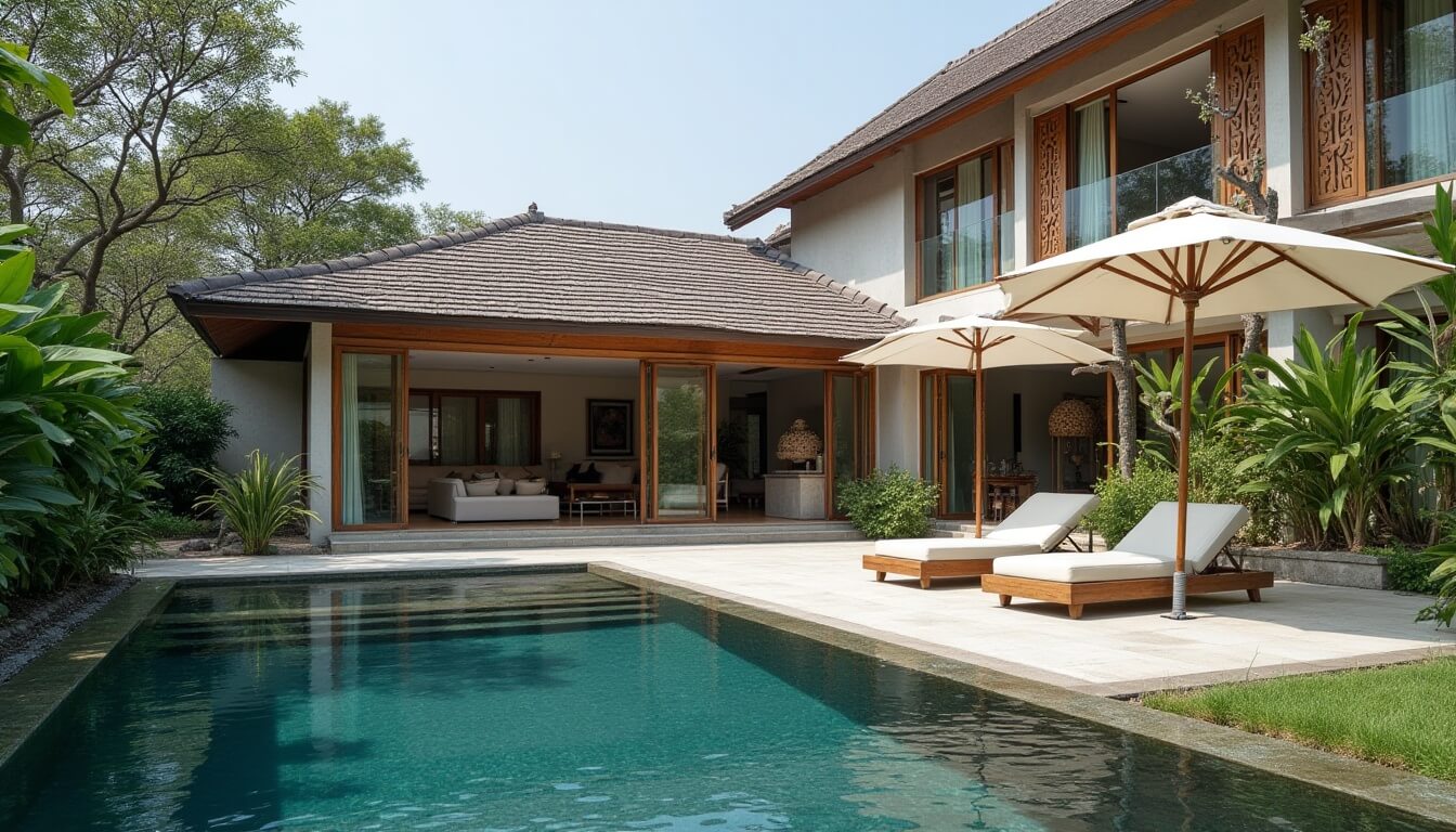 Bali villa for German family