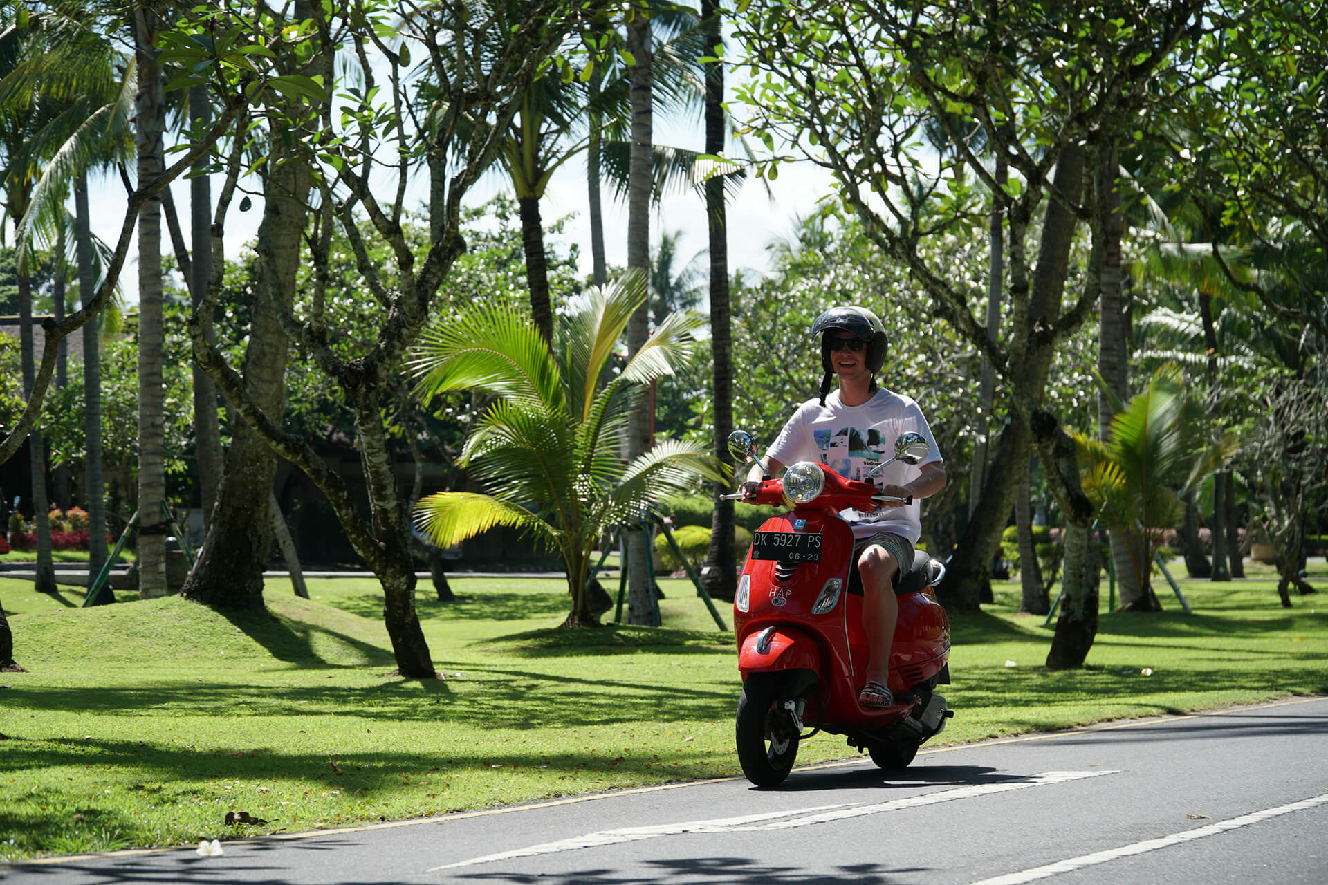 Driving Scooter in Bali
